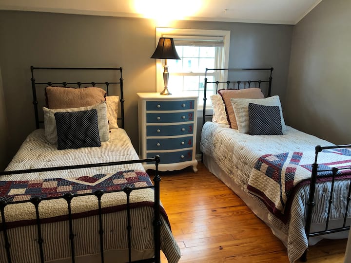 Third Bedroom features two twin beds. 