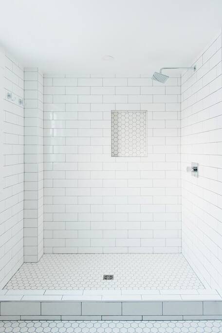 Walk in shower