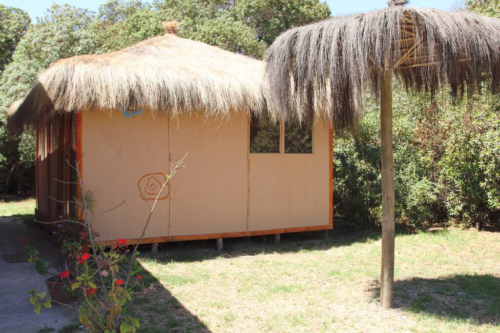 Habitación rústica para 4 personas, vista exterior