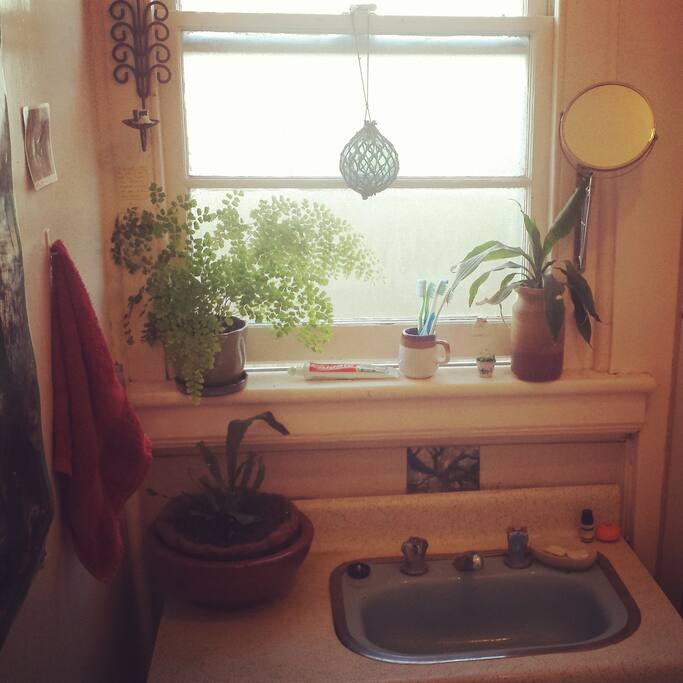 The shared bathroom