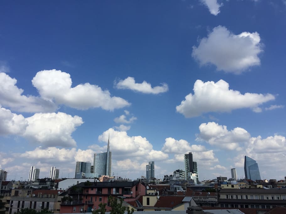 View from the rooftop terrace