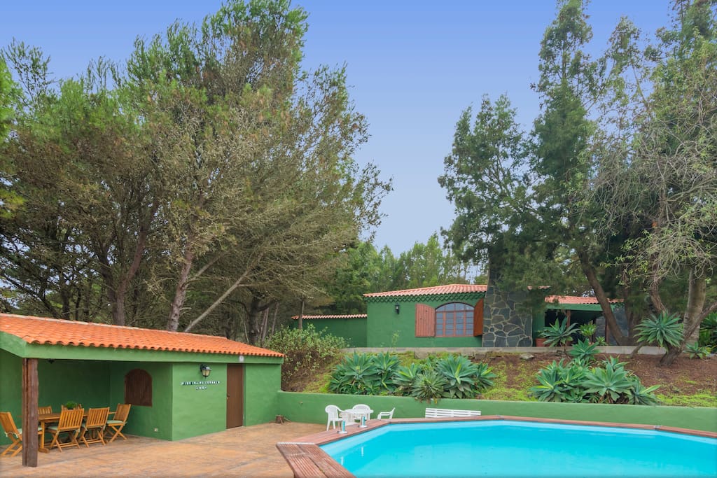 Outside and pool