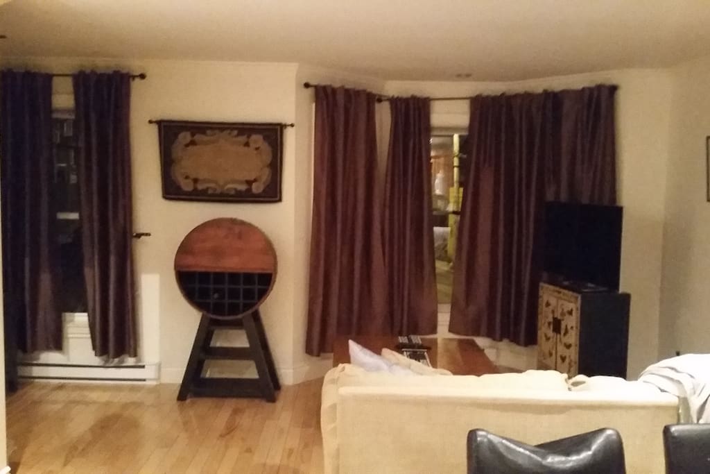 Another view of the sitting area.
Enjoy your stay, relax from a busy day of touring around.