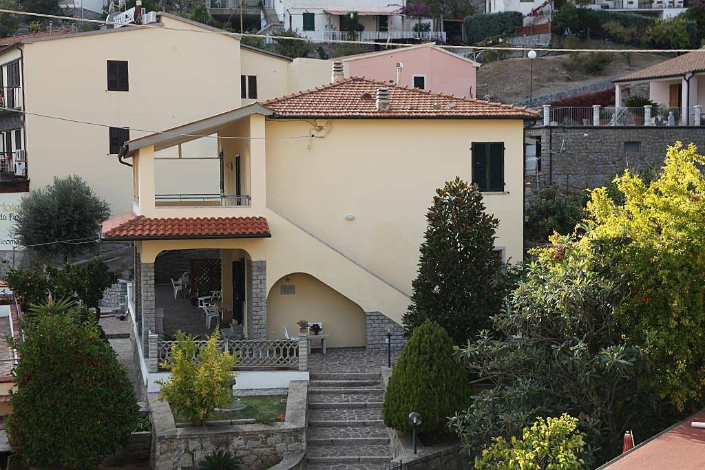 Il prospetto laterale