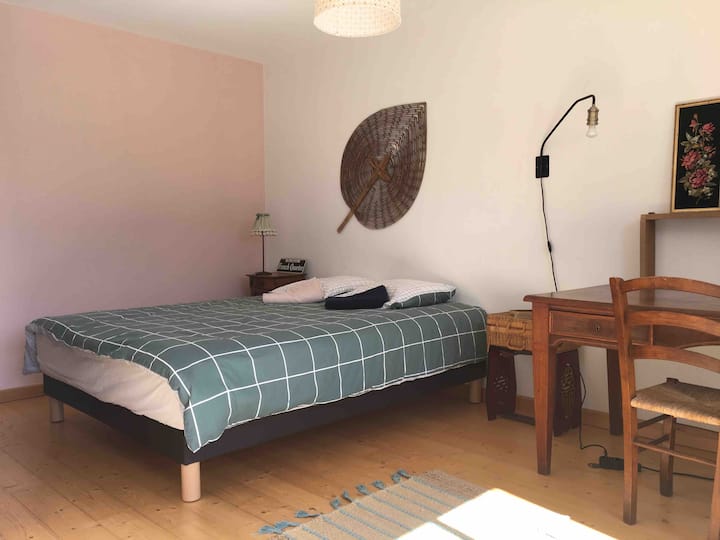 Spálňa na prízemí na terase.