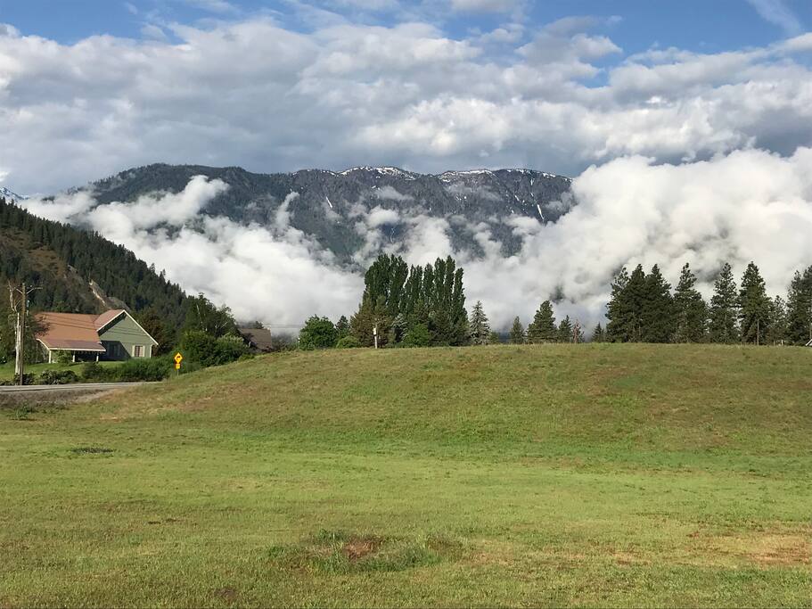A View from White Weasel Lodge in the Summer