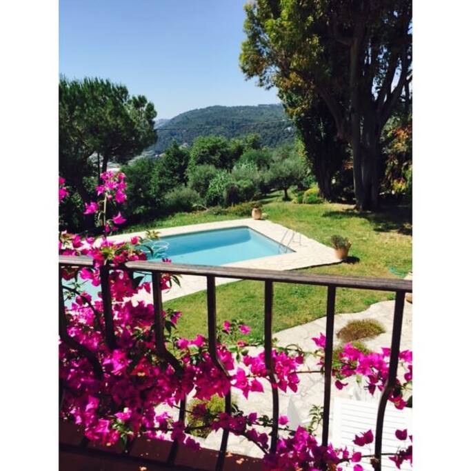 Vue de la terrasse privative
