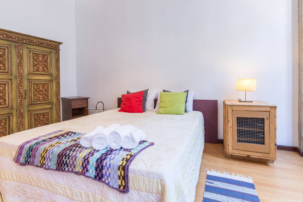 You have a comfortable double bed to let you have sweet dreams after a long journey through the day.