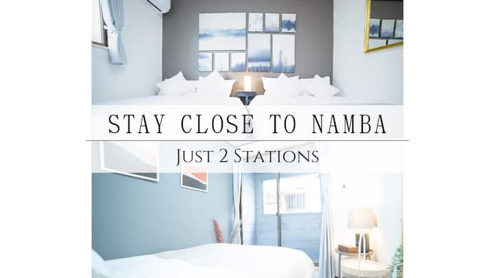 4 Min To Namba. 6min-walk To Station. All Private. - Osaka