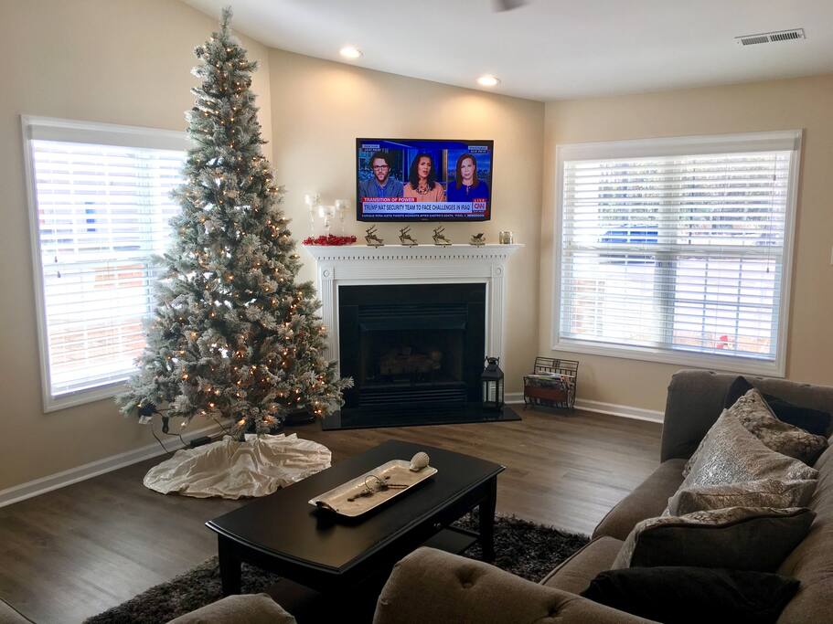 Beautifully decorated for the holiday season...