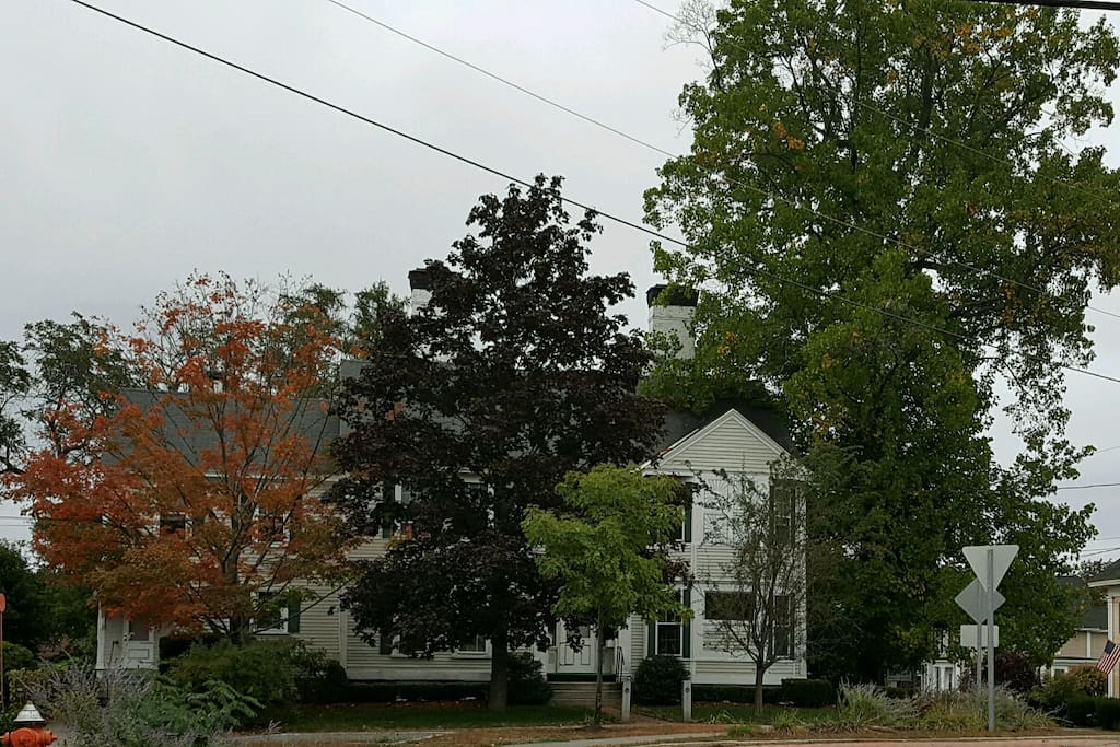 Front view in the fall.