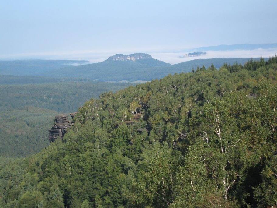 Blick vom Zschirnstein