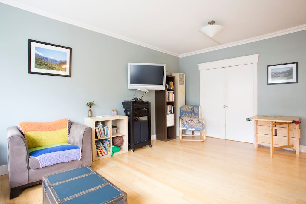 Spacious, with plenty of natural light.