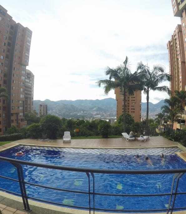 The pool with a view