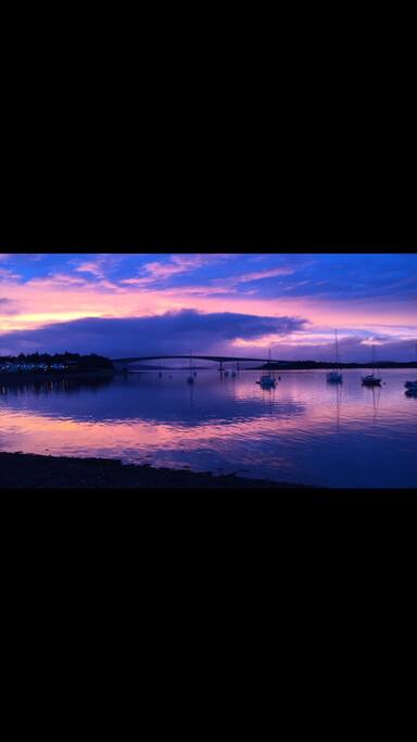 Sunset over Kyleakin