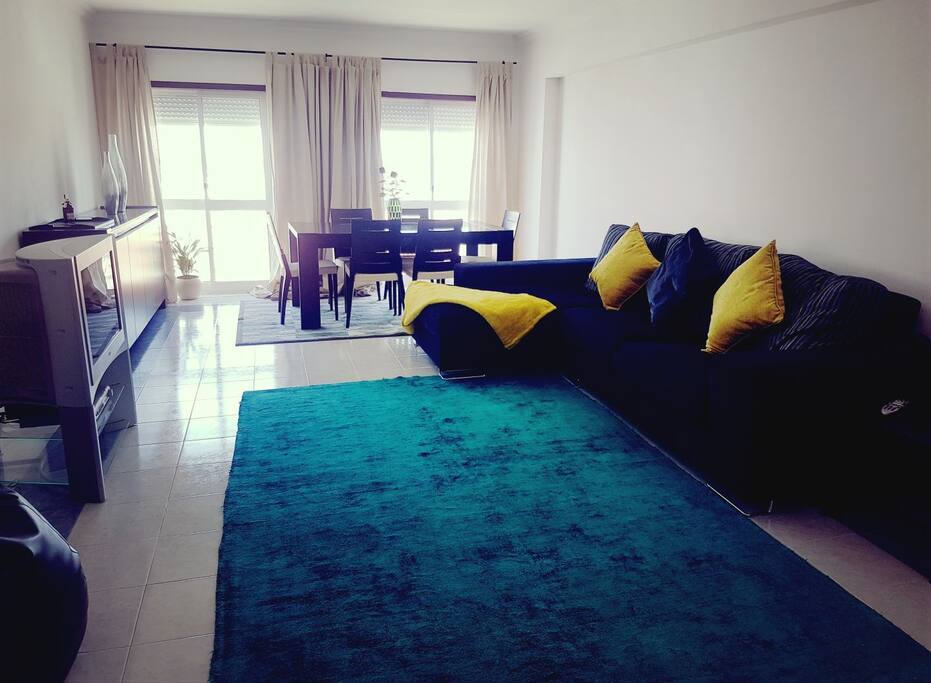 Living room and dinning room.