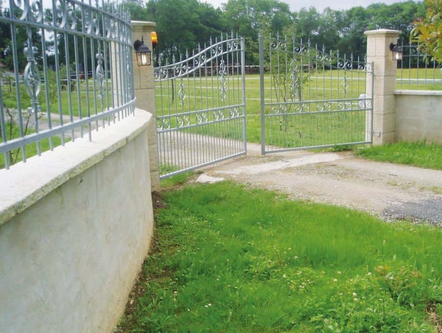 Entrée commune avec notre maison