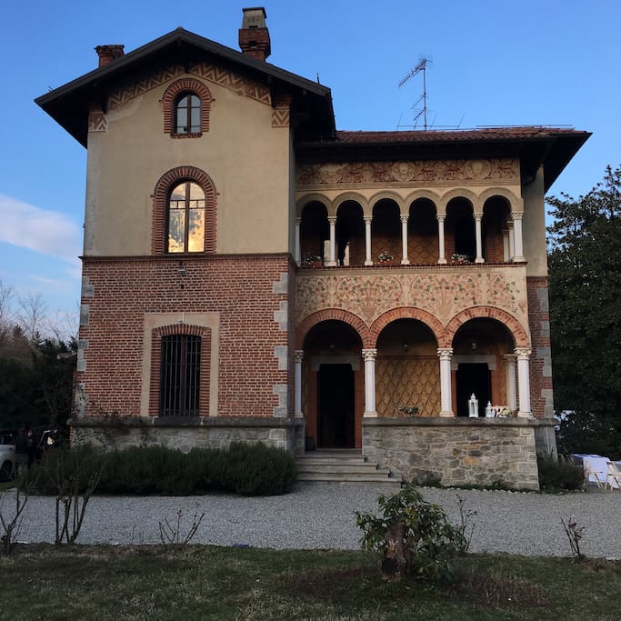 the main facade