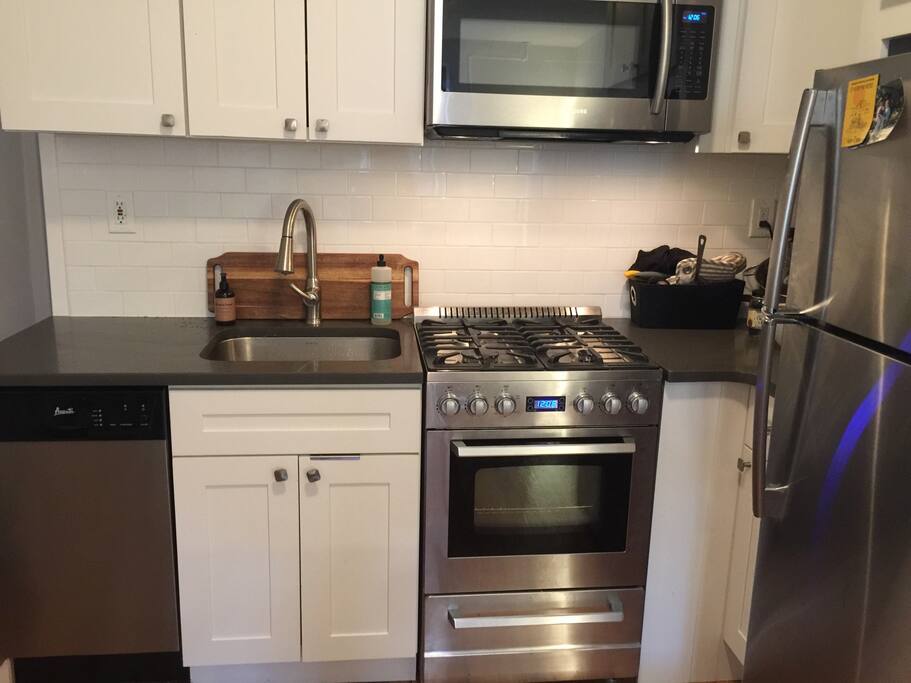 New appliances in kitchen