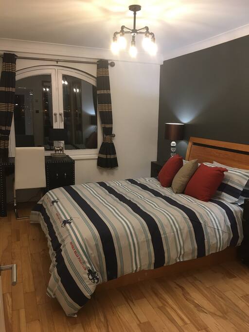 Super king size bed with under storage. New mattress.