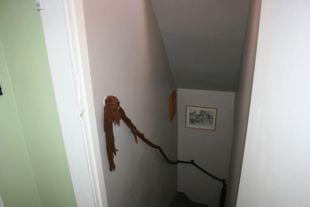 The stairway to the upperfloor