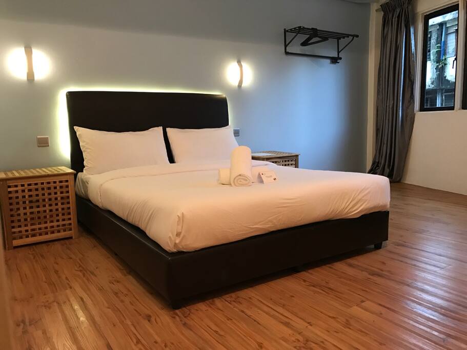 Our newly renovated double bedroom