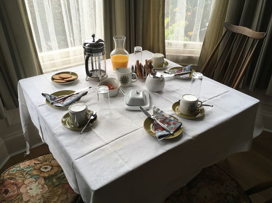 Breakfast by the window