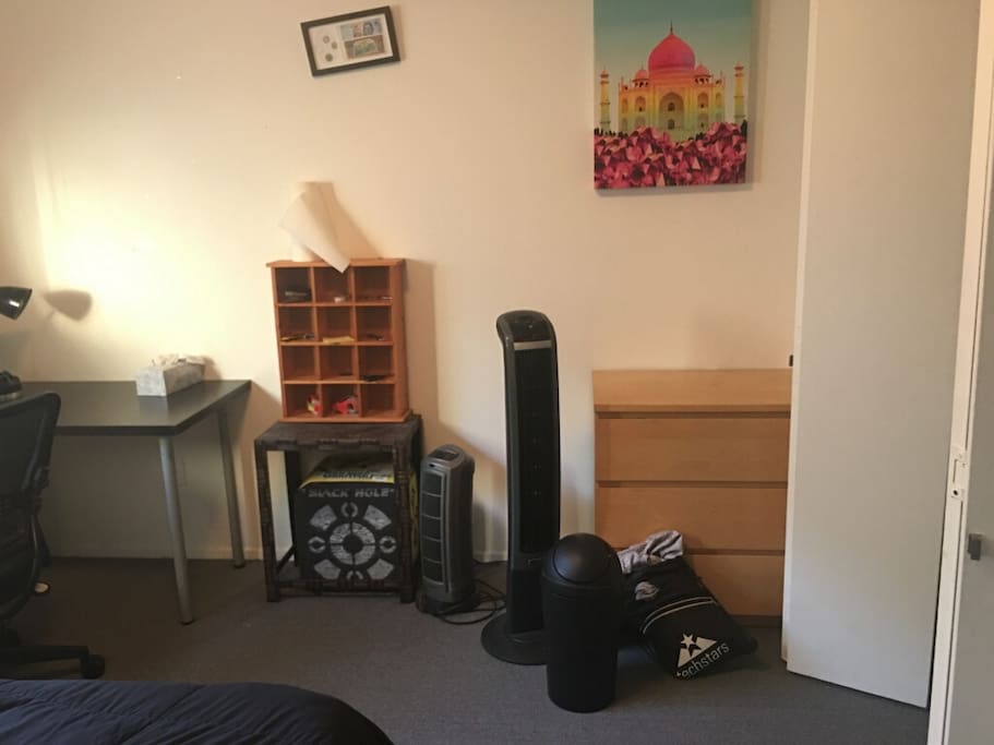 Empty drawers and closet