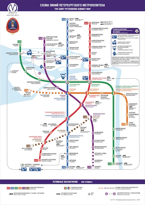 SPb map