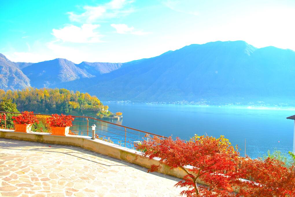 lake view from the house