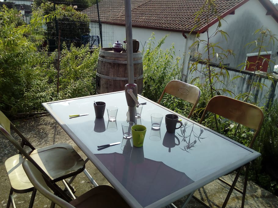 Petite terrasse extérieure