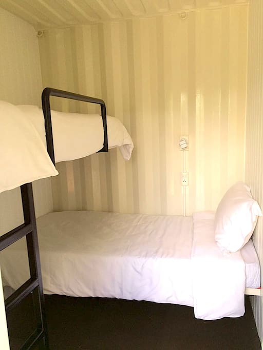 Bunk bed set up (2 beds per room)