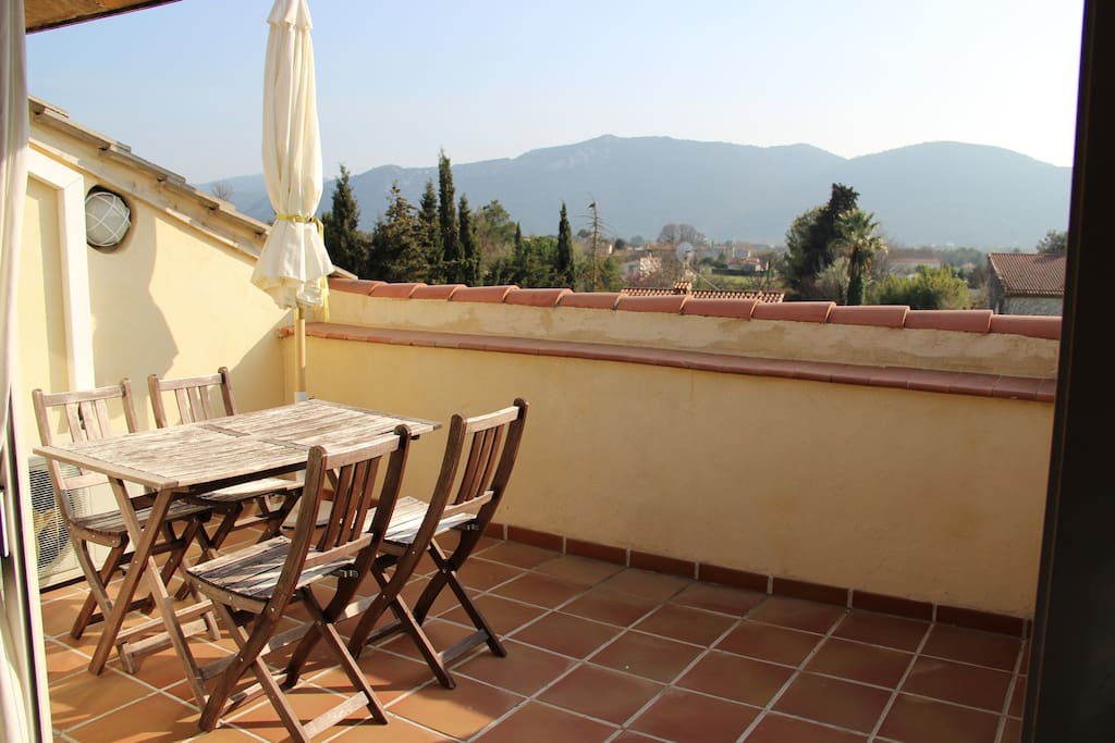 Terrasse privative de l'appartement
