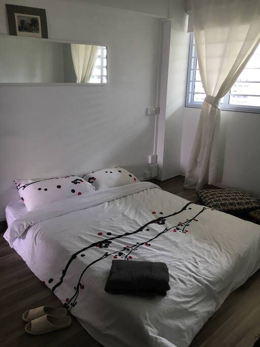 Sleek room with air conditioning