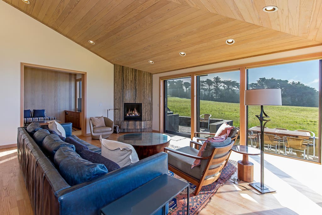 Living Room with Fireplace