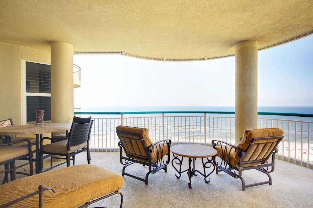 Enjoy the day on your 300 Sq Ft Balcony