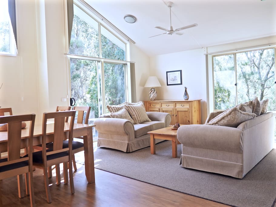 Spacious light-filled rooms
