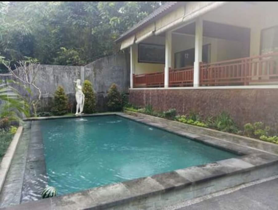 this is a 1 villa with two bed room.and with private pool