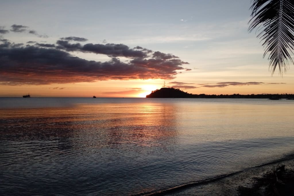 The view from your private balcony. Amazing sunset guaranteed every evening!