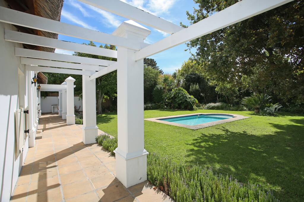 View of our back garden.