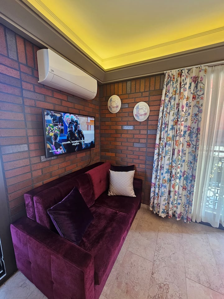 Denize, Plaja Sıfır 1+1 Süit Daire - Didim
