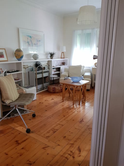 Baltic pine boards throughout