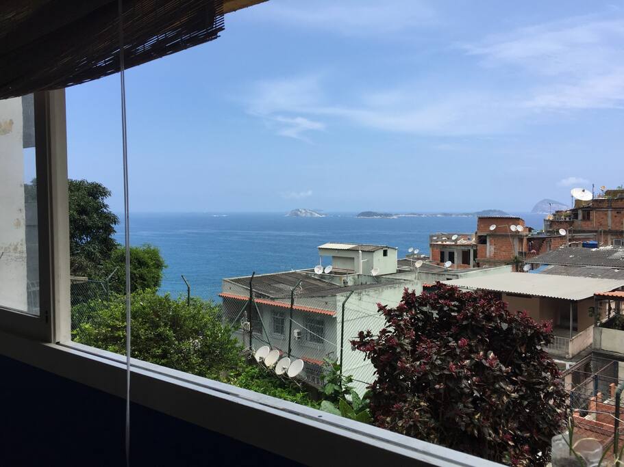 Vista da janela da sala
