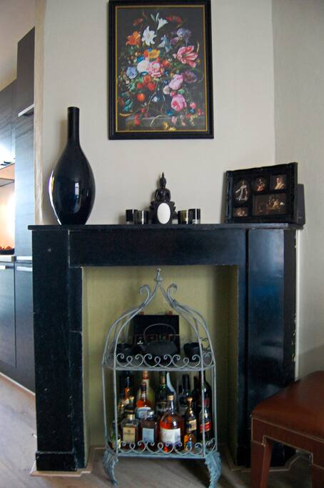 Old fireplace