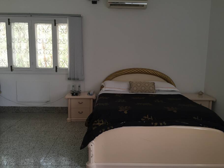 Master Bedroom with air conditioning !
