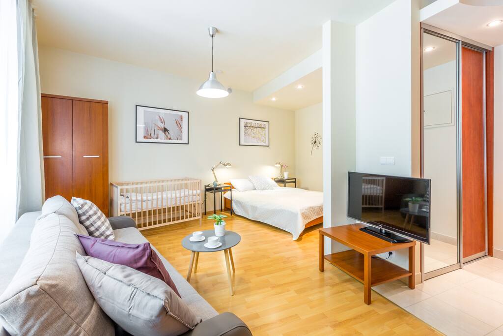 Luxury Studio, Free WiFi Internet, Free Garage, 24h Checkin