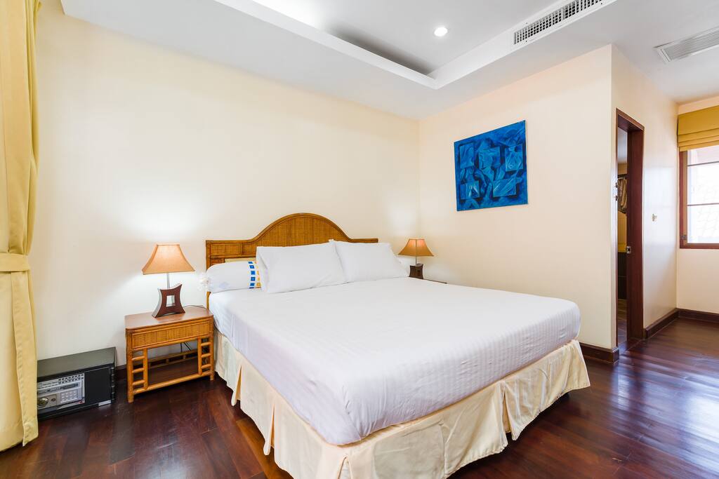 Your bedroom with king size bed