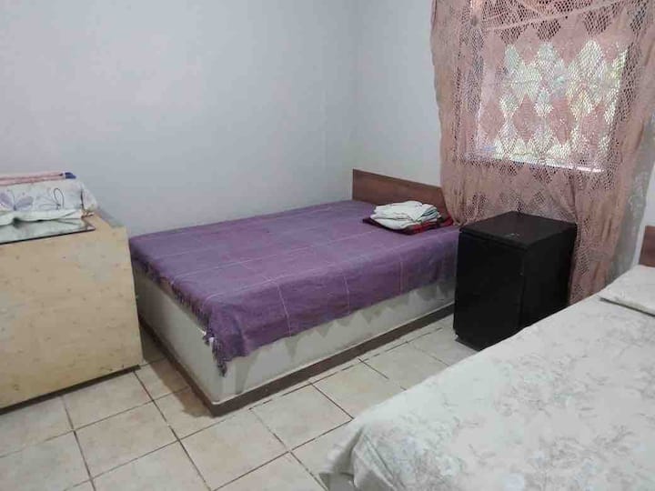 La habitación preparada con mucho cuidado!