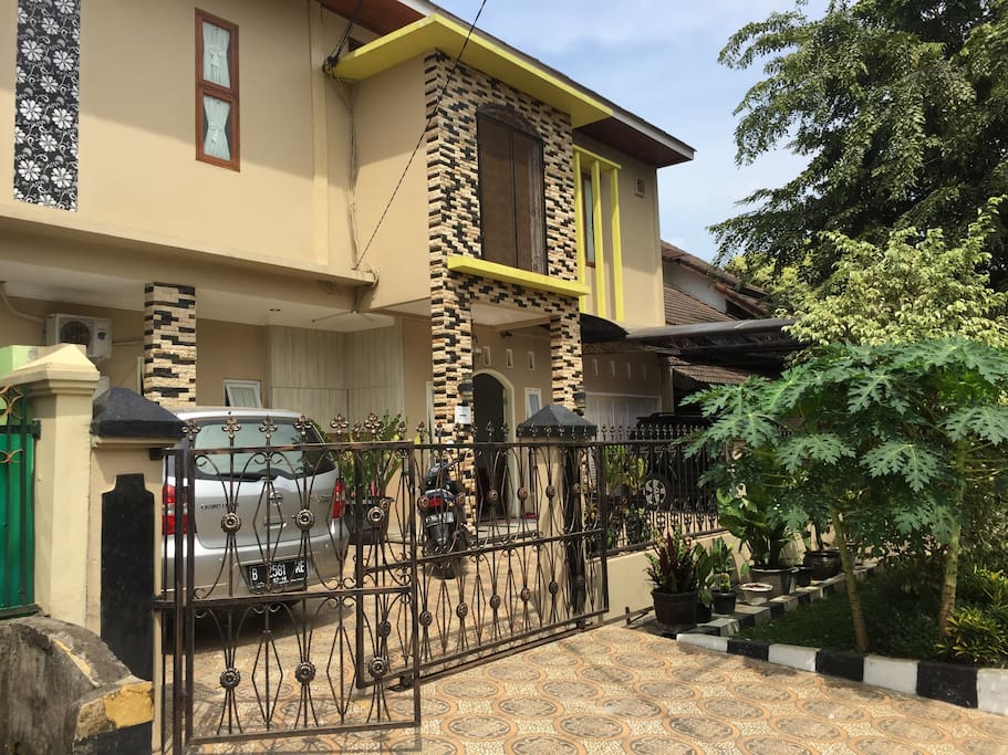 the front house view