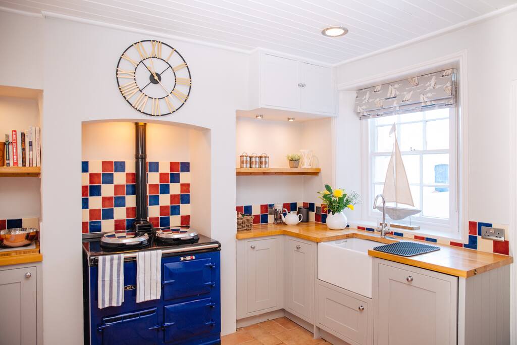 Kitchen with Aga